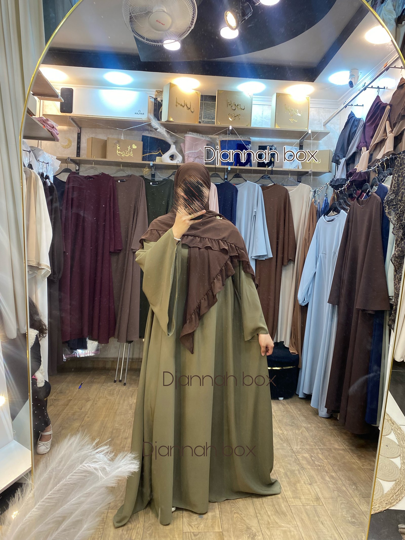 Ensembl elg vert mltr + f marron choco