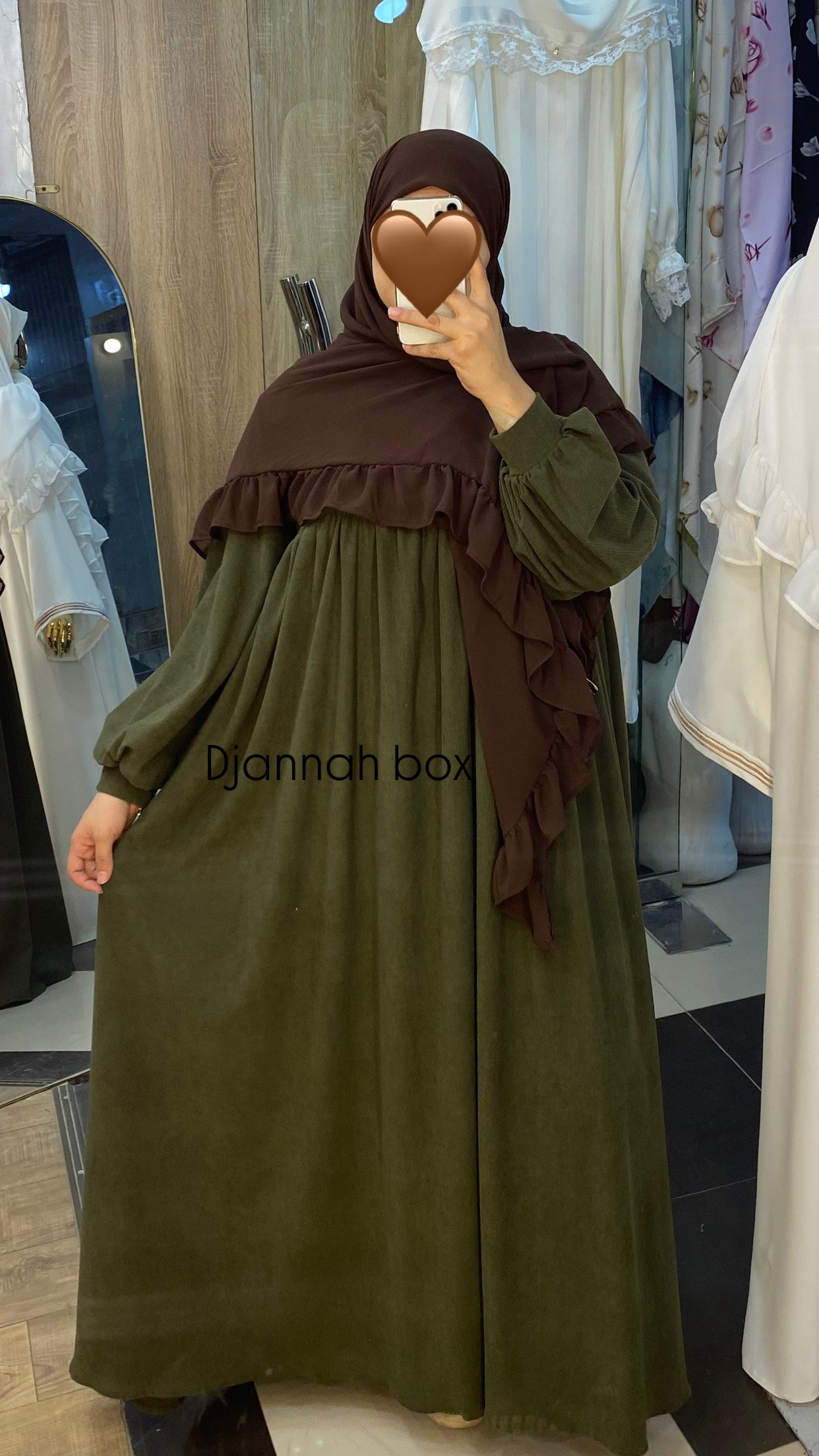 حجاب snowy green 2