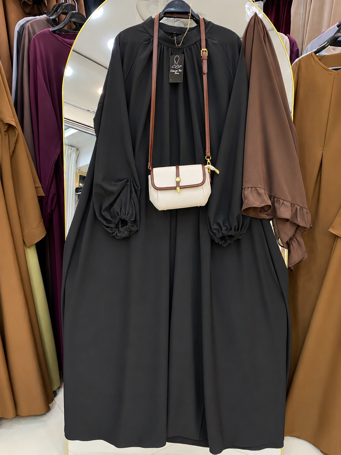 Hijab rosea noir