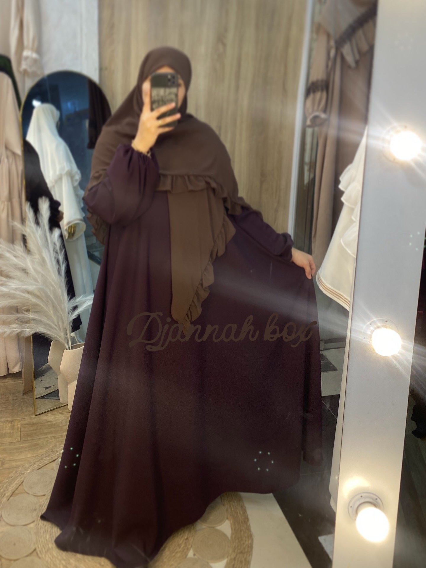 حجاب bazi burgundy 