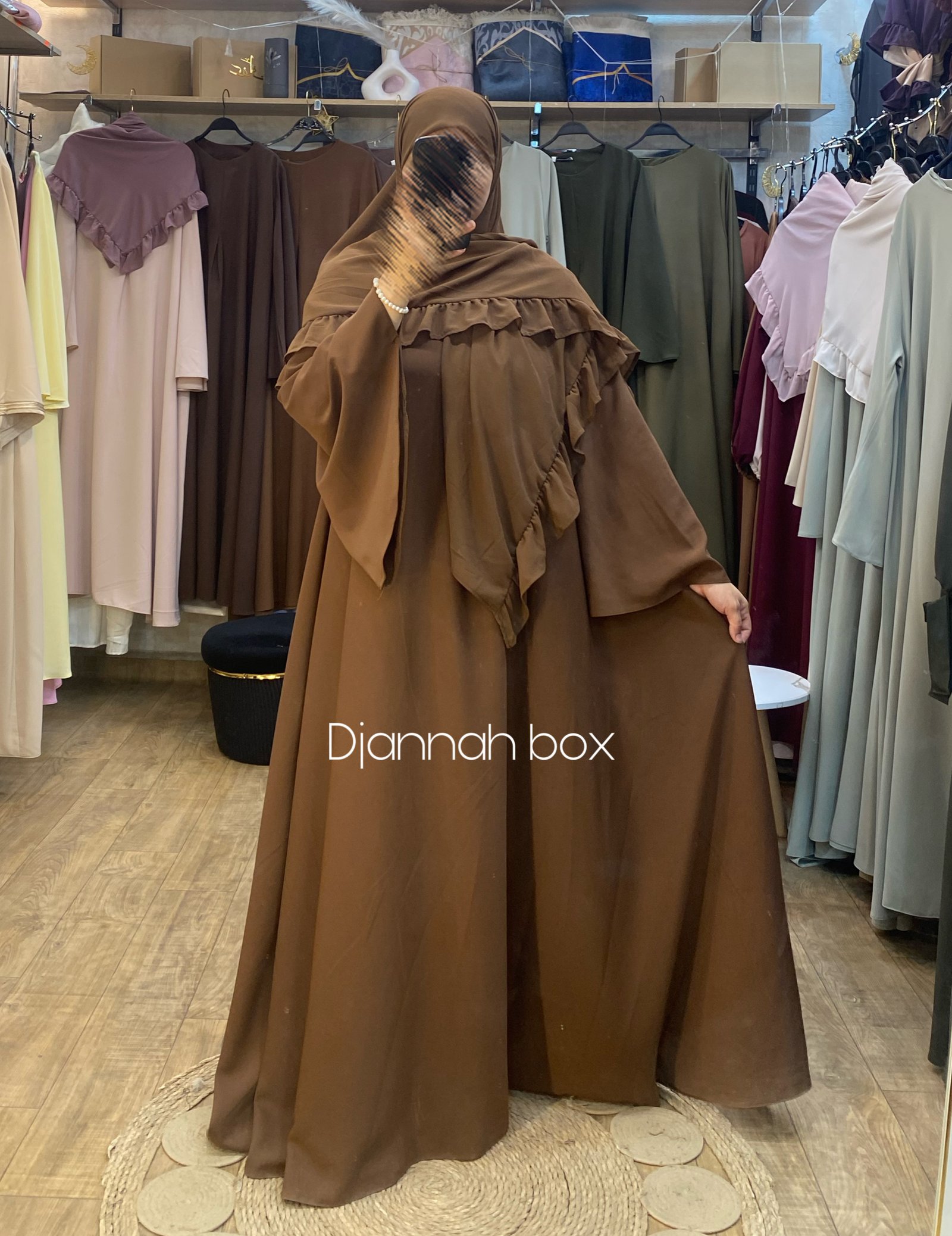 Ensmbl elg marron caramel + f marron caramel 