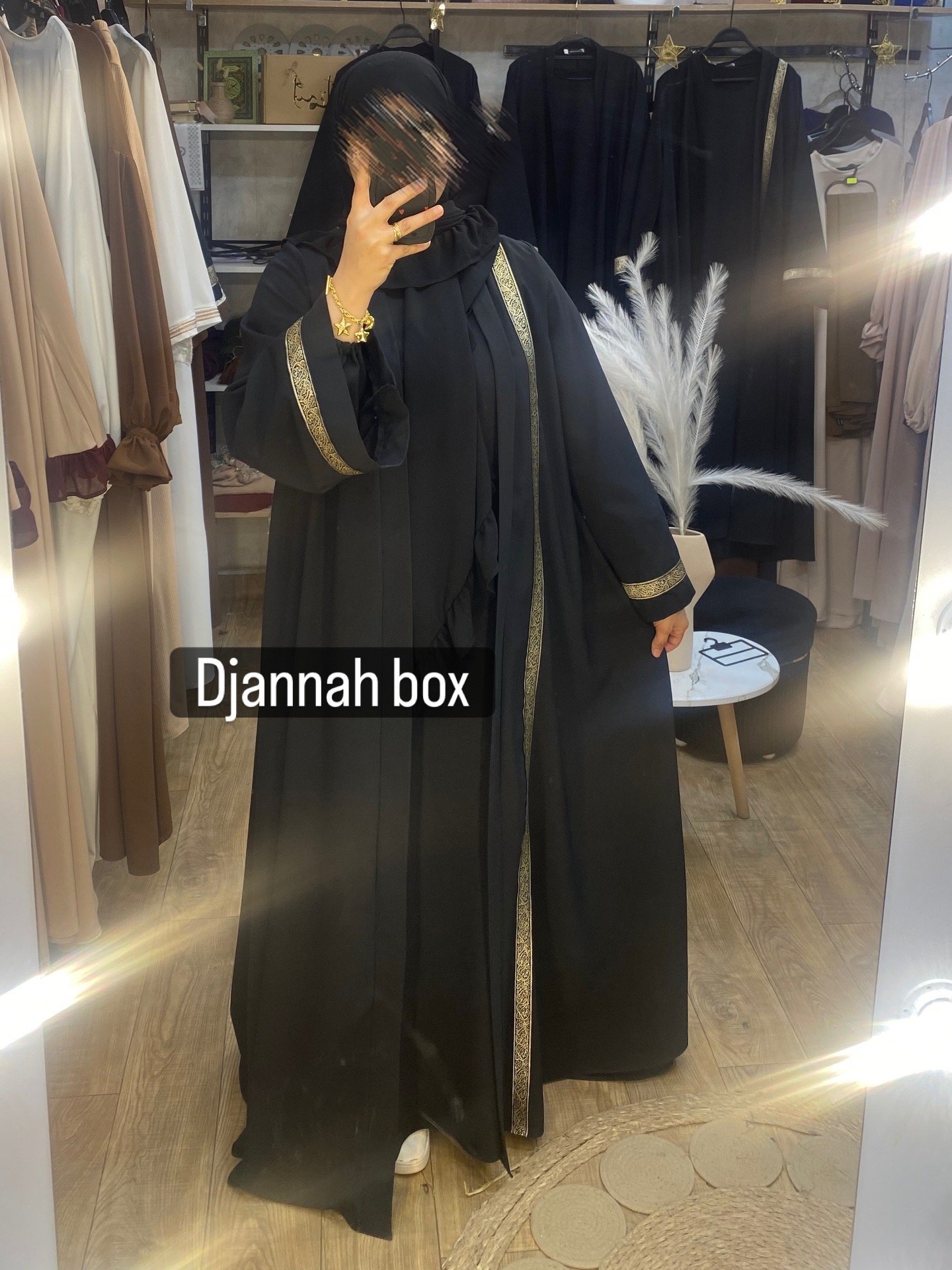 Abaya arabic ( abaya + sous abaya )