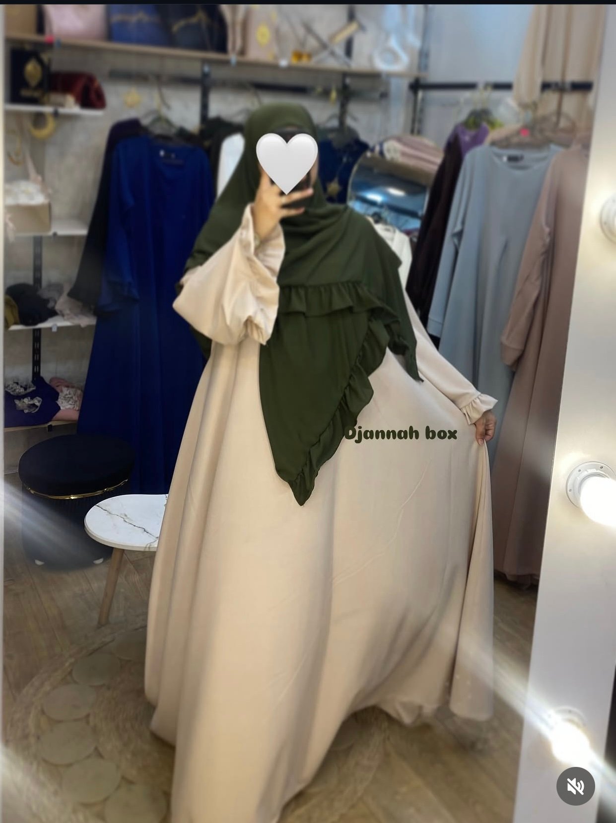 خمار vert bouteille 