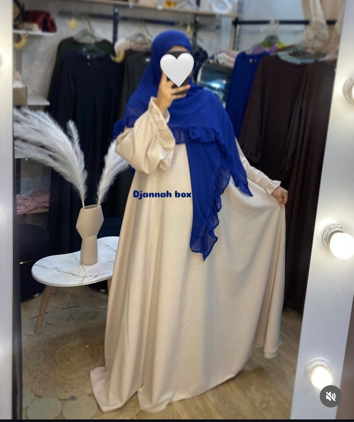 خمار bleu turquois 