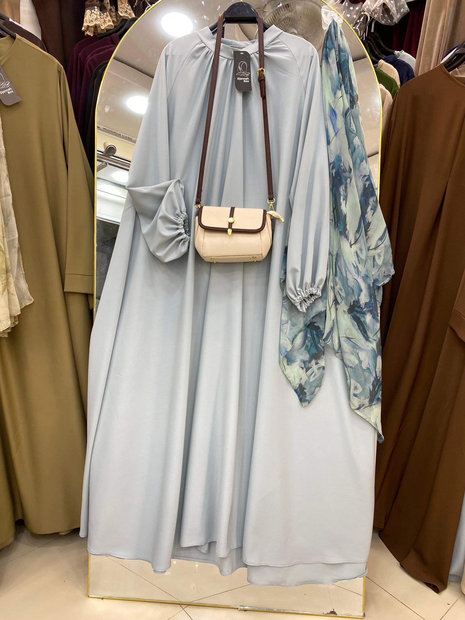 Hijab rosea nv bleu